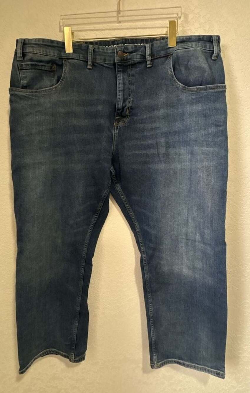 Lee Advance Flex 360 Jeans Size 58x30 Blue Denim Regular Fit Tapered